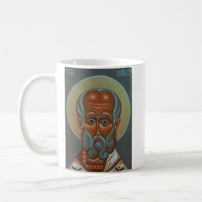 St. Nicholas, der Wonderworker Kaffeetasse (Links)