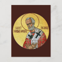 St. Nicholas, die Wonderworker Prayer Card
