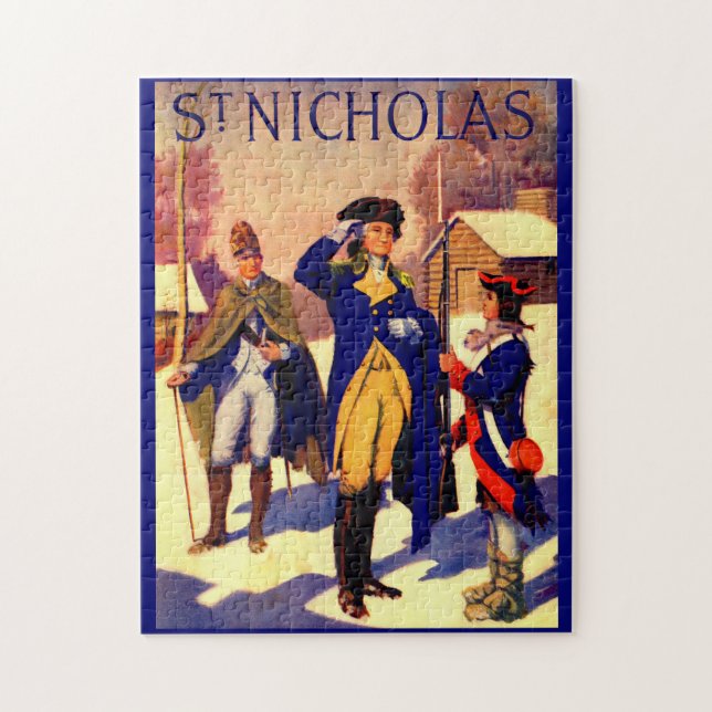 St. Nicholas Februar 1929 George Washington Cover (Vertikal)