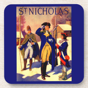 St. Nicholas Februar 1929 George Washington Cover Getränkeuntersetzer