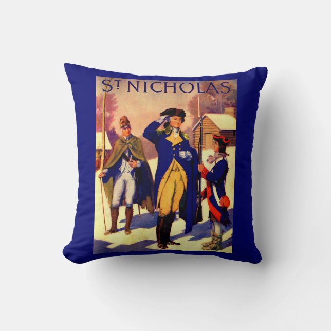 St. Nicholas Februar 1929 George Washington Cover Kissen (Vorderseite)