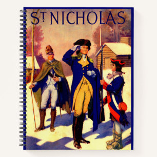 St. Nicholas Februar 1929 George Washington Cover Notizbuch
