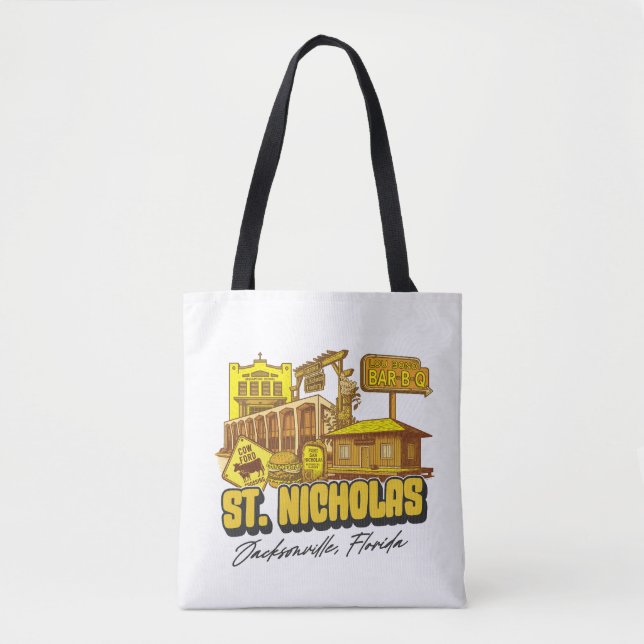 St. Nicholas Neighborhood Tote Bag Tasche (Vorderseite)