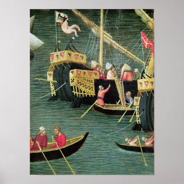 St. Nicholas Rette Mira von der Hungersnot Poster (Vorne)