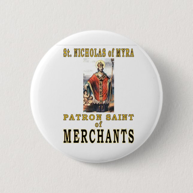 ST. NICHOLAS von MYRA Button (Vorderseite)