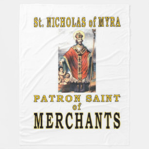 ST. NICHOLAS von MYRA Fleecedecke