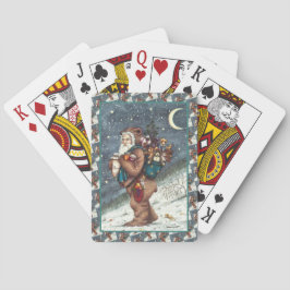 ST. NICK IN TEDDY BEAR ANZUG, CHRISTMAS TEDDIES SPIELKARTEN