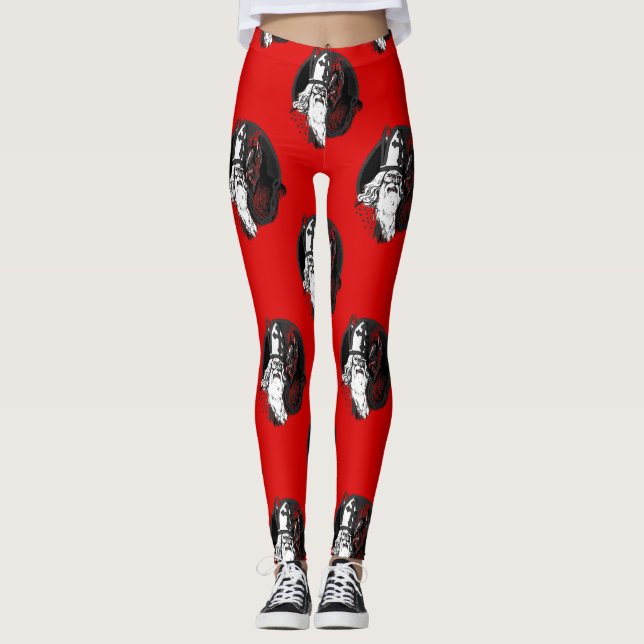 st Nick krampus Leggings (Vorderseite)