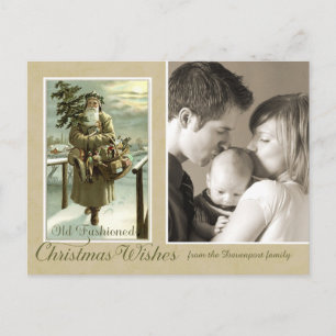 St Nick Weihnachten Vintage-Reproduktionsfoto