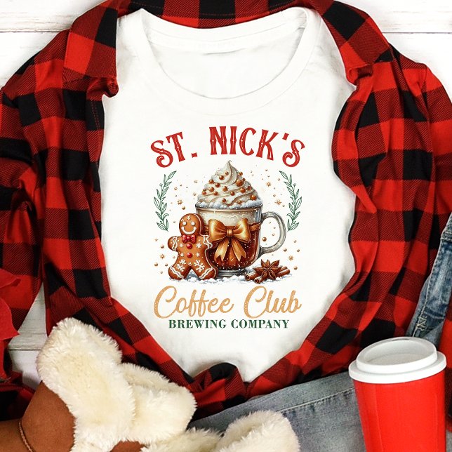St. Nicks Kaffeeclub Lebkuchen Weihnachten Tri-Blend Shirt (Von Creator hochgeladen)