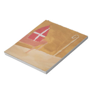 St. Nicks Tag Niederländische Sinterklaas Watercol Notizblock