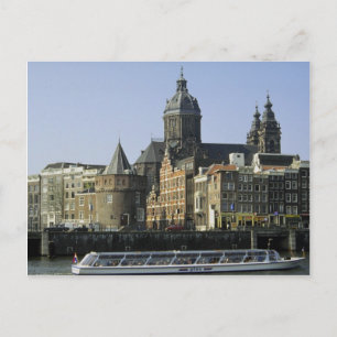 St. Nicolaaskerk und der Tower of Tears, Amsterdam Postkarte
