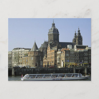 St. Nicolaaskerk und der Tower of Tears, Amsterdam Postkarte