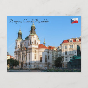 St.-Nikolaus-Kirche in der Altstadt von Prag Postkarte
