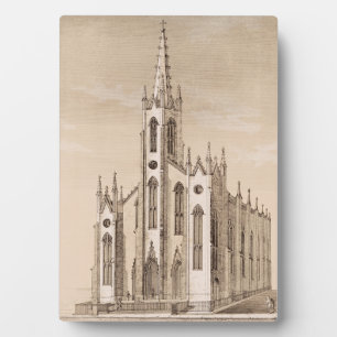 St. Nikolaus Kirche in New York City Fotoplatte