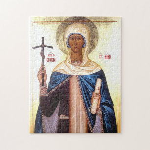 St.-Nina-Gleich-den-Aposteln-Orthodoxe Ikone