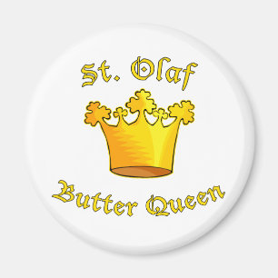 St. Olaf Butter Queen Products Magnet
