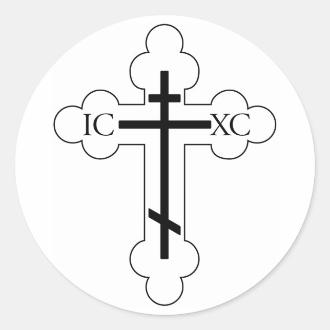St. Olgas Cross Aufkleber (Vorderseite)