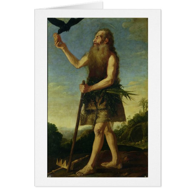 St. Onuphrius (Öl auf Leinwand) (Vorne)