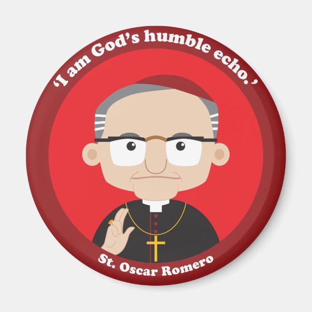 St. Oscar Romero Magnet (Vorne)