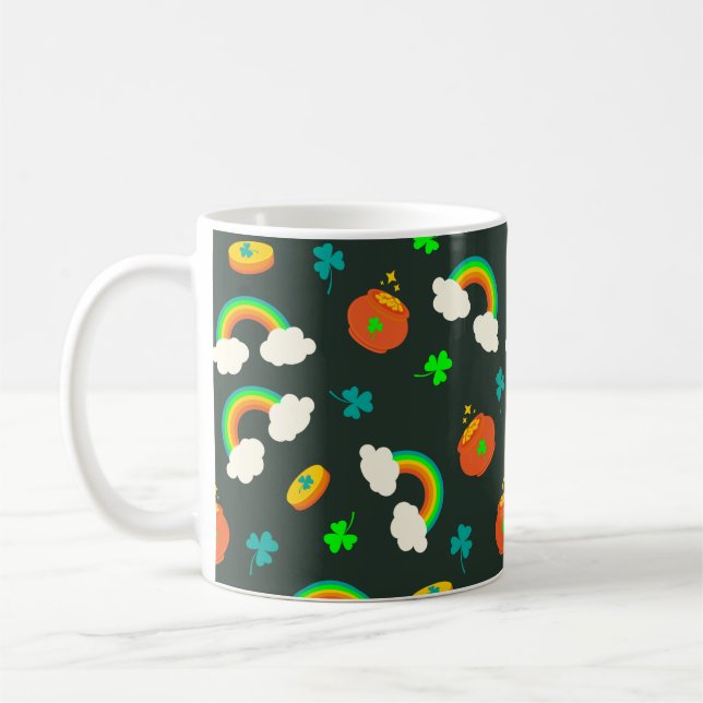 St Paddy-Muster Kaffeetasse (Links)