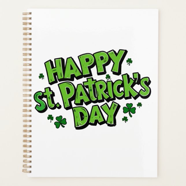 St. Paddy's Day, Patrick's Day Planer (Vorderseite)