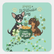 St. Paddys Tag "Pfötchen des Goldes"