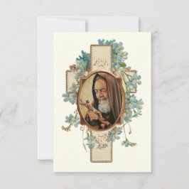 St. Padre Pio Gebet nach der heiligen Kommunion RSVP Karte