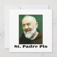 St. PADRE PIO-Karte
