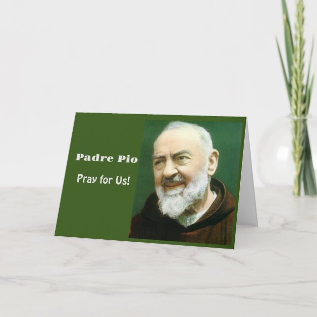 St. PADRE PIO-Karte Karte (Vorderseite)