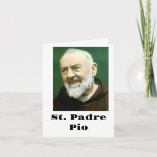 St. PADRE PIO-Karte Karte