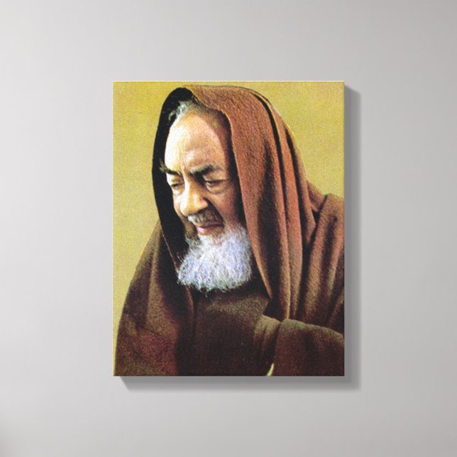 St Padre Pio of Pietrelcina, Leinwanddruck (Vorderseite)
