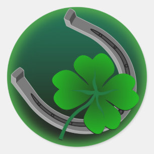 St. Partick's Stickers Classic Lucky Charm Sticker