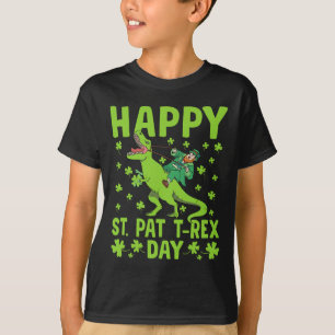 St Pat Trex Tag Dinosaur Saint Patricks Tag St Pat T-Shirt