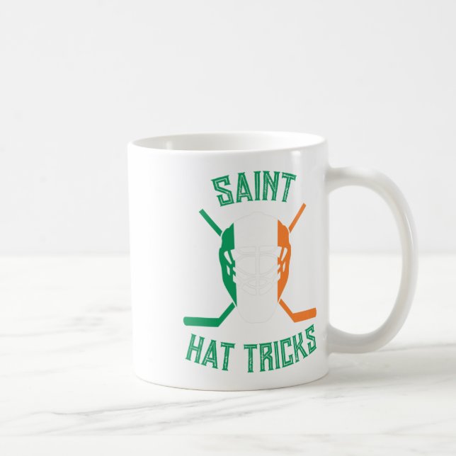 St Patrick#39;s Day Saint Hat tricks Irish Flag Fu Kaffeetasse (Rechts)