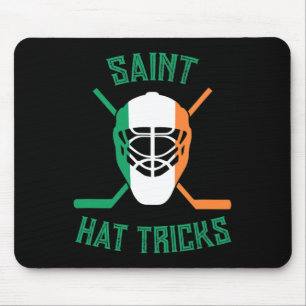 St Patrick#39;s Day Saint Hat tricks Irish Flag Fu Mousepad