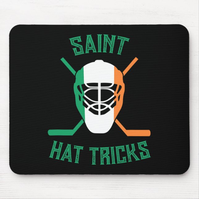 St Patrick#39;s Day Saint Hat tricks Irish Flag Fu Mousepad (Vorne)