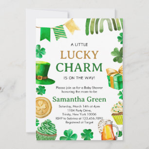 St. Patrick Baby Shower Einladung
