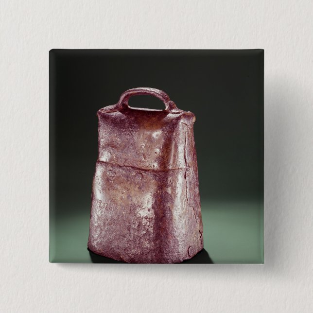 St Patrick Bell, aus Irland, c.552 Button (Vorderseite)
