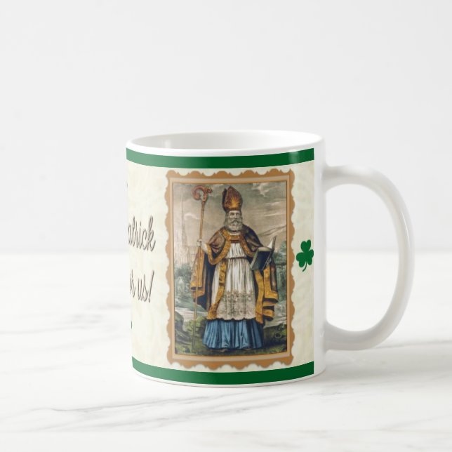 St Patrick, Bischof von Irland Kaffeetasse (Rechts)