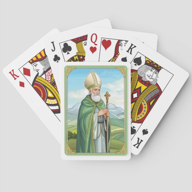 ST. PATRICK BISHOP IRISH IRLAND ST PATTY SPIELKARTEN (Rückseite)