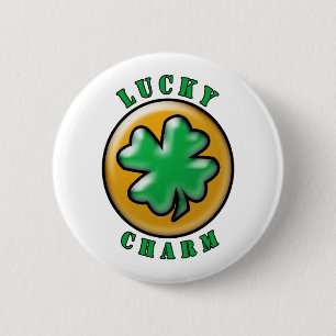 St Patrick Blatt-Klee Tagesdes Glücksbringer-4 Button
