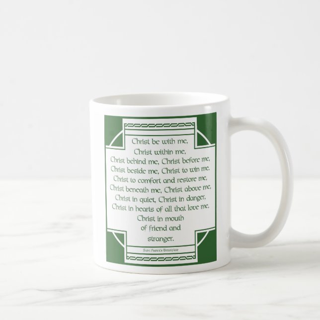 St Patrick Brustplatte Kaffeetasse (Rechts)