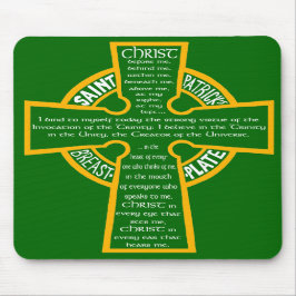 St Patrick Brustplatte Mousepad