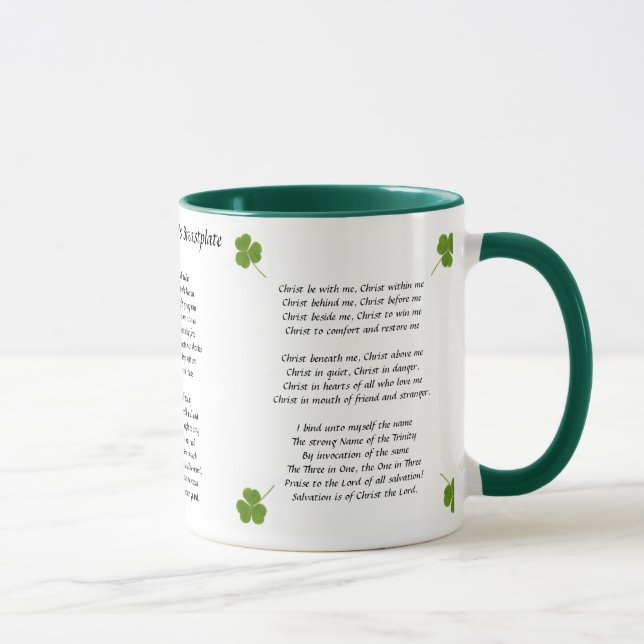 St Patrick Brustplatten-Tasse Tasse (Rechts)