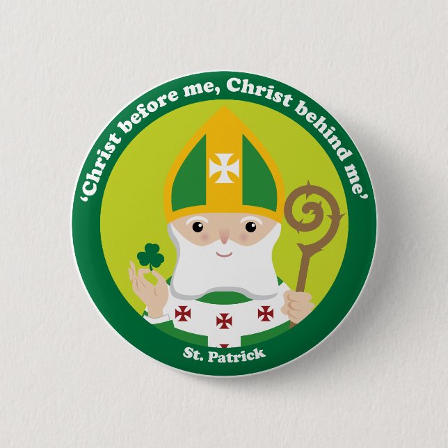 St Patrick Button (Vorderseite)