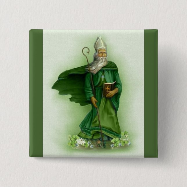 St. Patrick Button (Vorderseite)