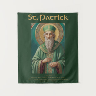 St Patrick Catholique Saint Prière Tapisserie