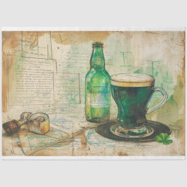 St Patrick Coffee Mocha Magic Irish Charms Seidenpapier