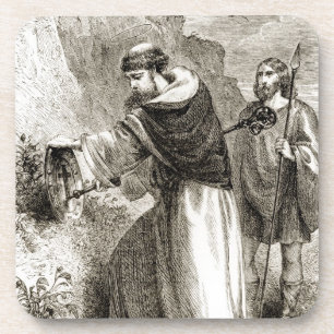 St Patrick, das Connals Schild mit dem Kreuz Untersetzer